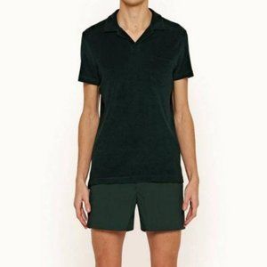 BRAND NEW - Orlebar Brown Terry Racing Green French Terry Polo $225 / SOLD OUT